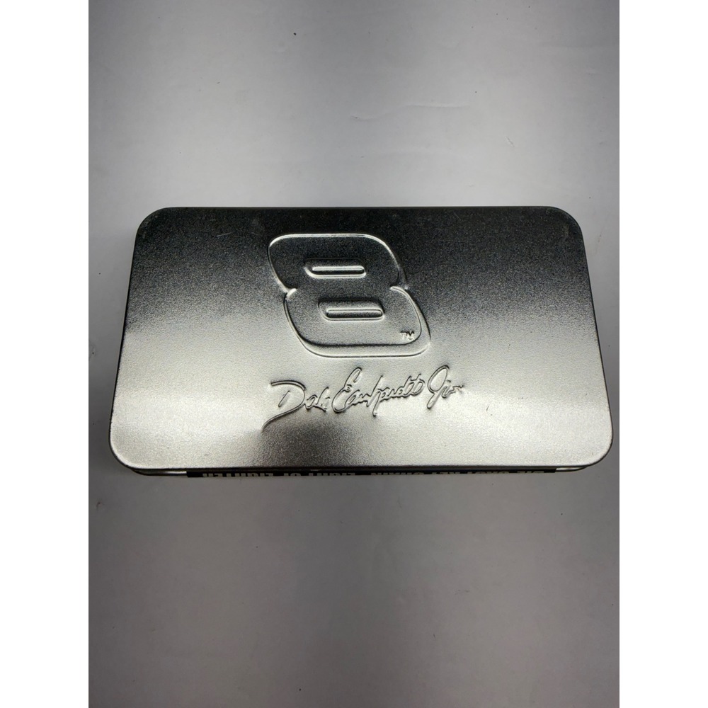 Dale Earnhardt Jr NASCAR #8 Die Cast Keychain and Light Up Lighter Gift Set Tin - Picture 4 of 5